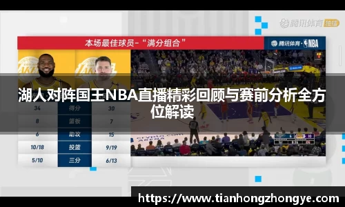 湖人对阵国王NBA直播精彩回顾与赛前分析全方位解读